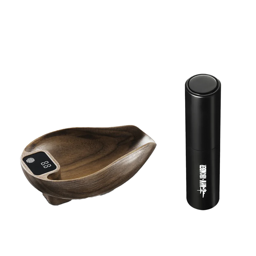 Báscula de café MHW-3BOMBER Ovo y juego de pulverización RDT