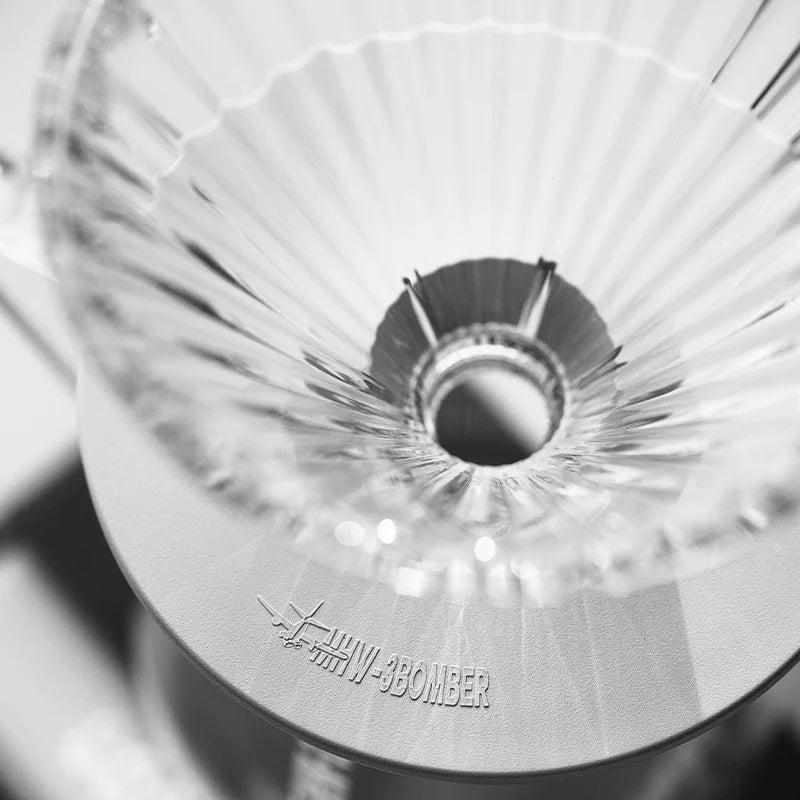 Elf Glass Dripper-Transparent-White base