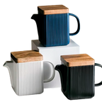 Juego de Té Negro Cuadrado