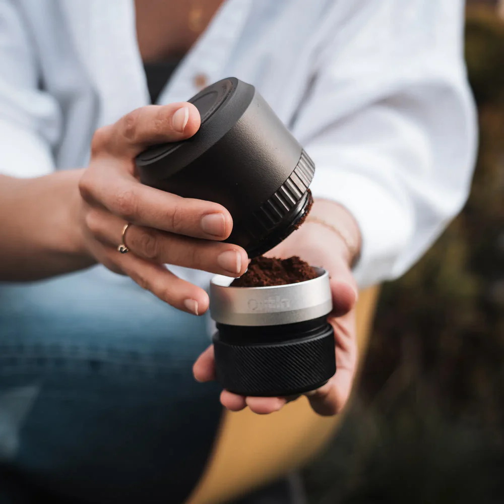 Molinillo de café eléctrico portátil OutIn Fino