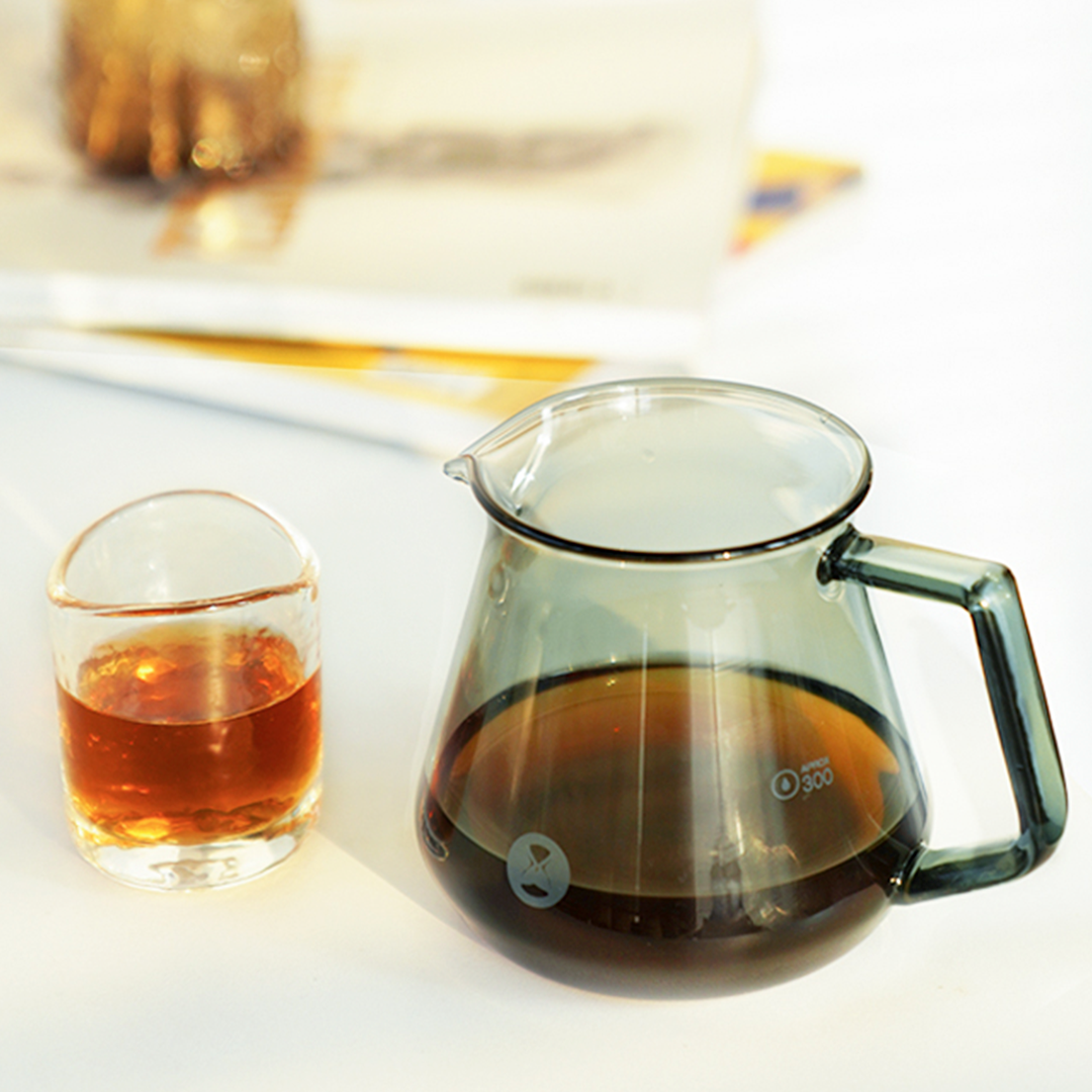 Crystal Eye Brewer Set PCTG Dripper 02 Transparent Black