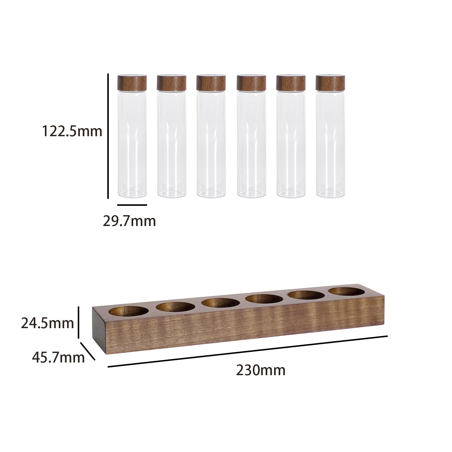 Tubos Almacenamiento Cafe