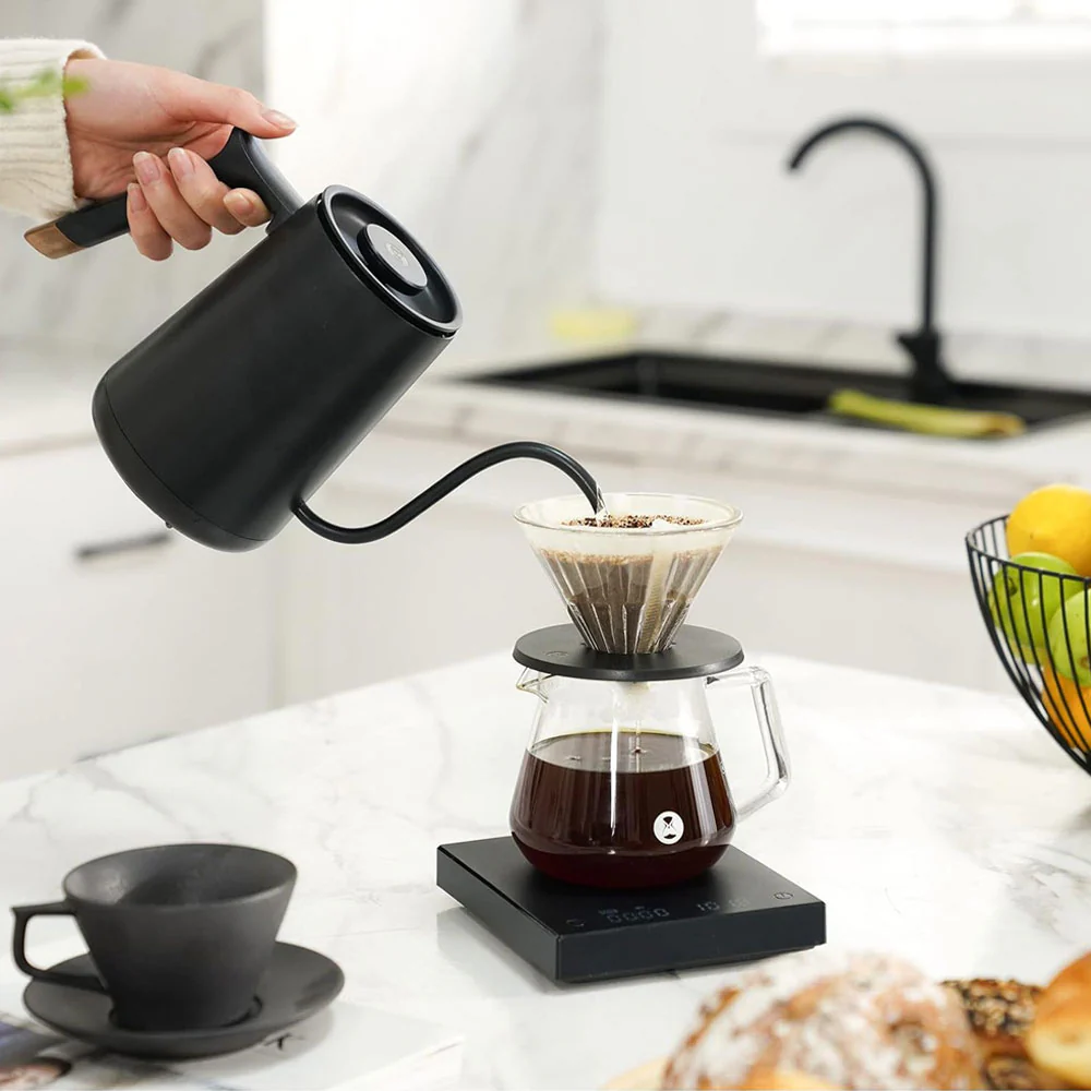 FISH SMART Electric Pour Over Kettle Black | 600ml