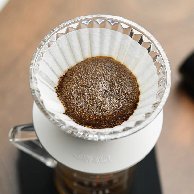 Elf Glass Dripper-Transparent-White base