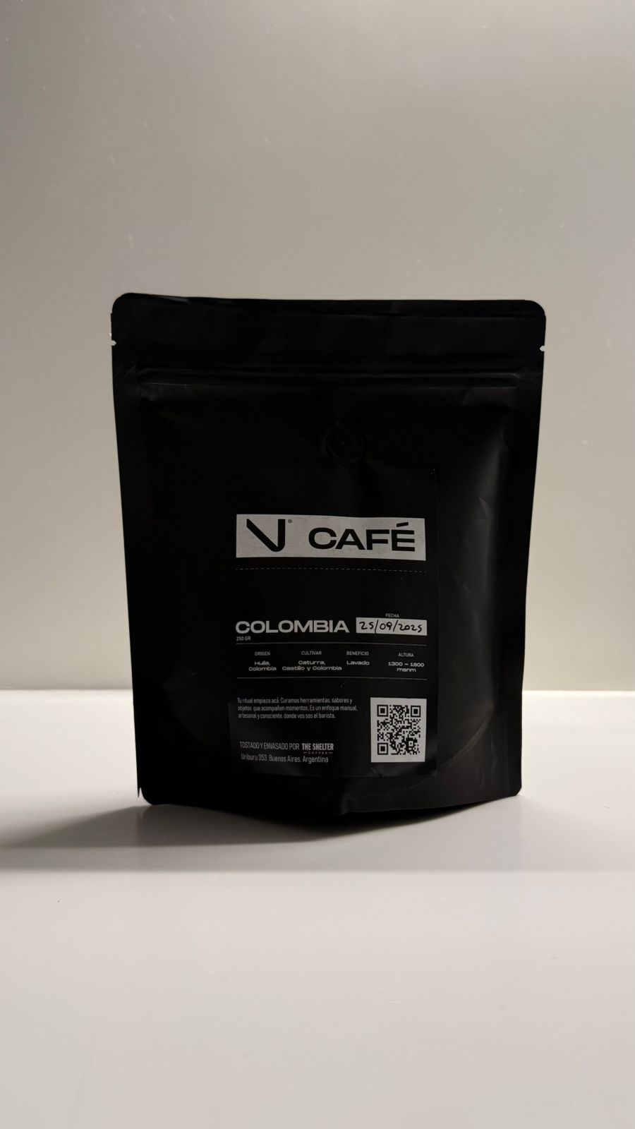 V-Café 250 gr - Colombia Huila by The Shelter