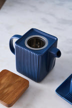 Juego de Té Negro Cuadrado