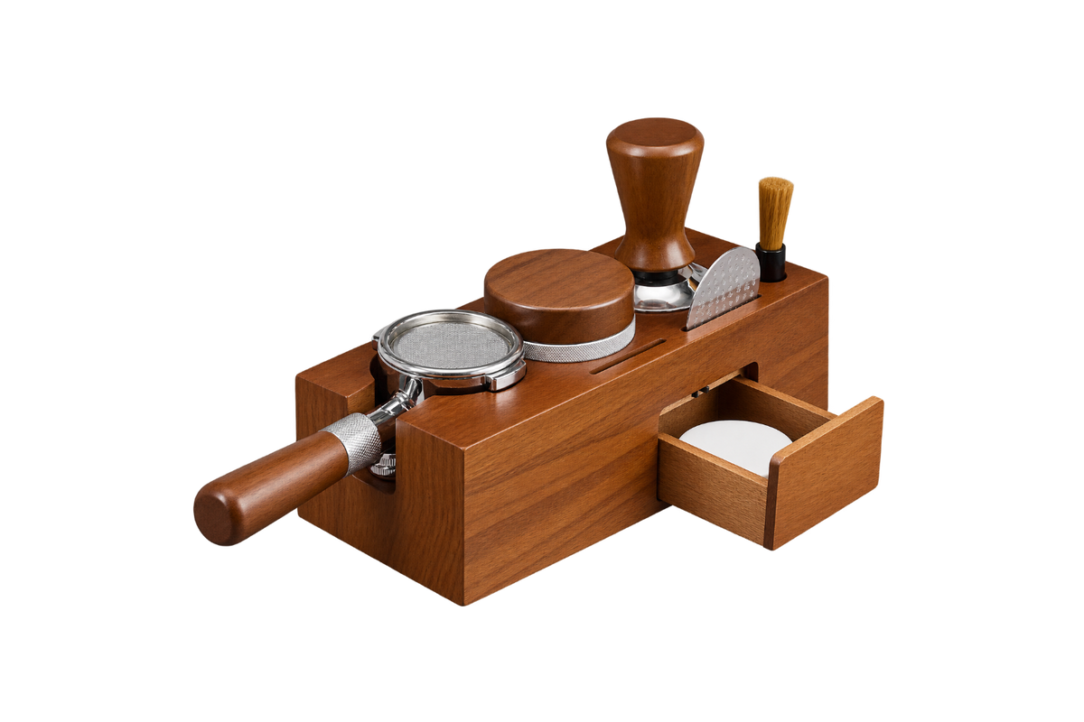 Tamping station de madera 58mm